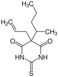 Struktur von Thiamylal