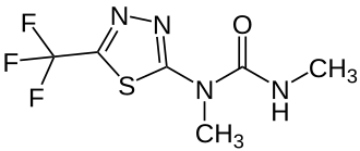 Strukturformel von Thiazafluron