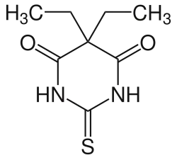 Struktur von Thiobarbital