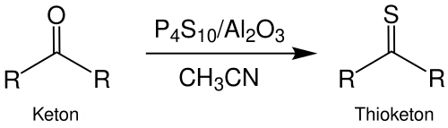 Synthese von Thioketonen durch Thionisierung von Ketonen