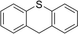 Strukturformel von Thioxanthen