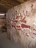 Eingang zum Museum der Felszeichnungen (Rock Art Museum)