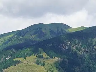 Blick von der Pyrkershöhe auf das Throneck