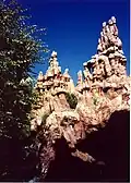 Die Hoodoos der Szenerie in Anaheim
