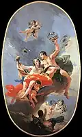 Triumph von Zephir und Flora, Tiepolo