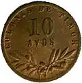 10-Avos-Münze, Portugiesisch-Timor (1951)
