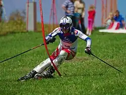 Timotej Oravec im Slalom der WM 2009