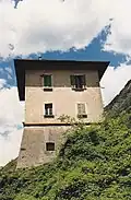 Grenzposten an der Berninabahn zwischen Campocologno und Tirano