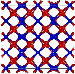 Strukturformel von Thallium(III)-oxid