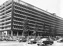 Das vorherige Tokyo Metropolitan Government Building 1957–1991 im Bezirk Chiyoda
