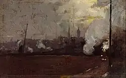 Evening train to Hawthorn, 1889, Art Gallery of New South Wales