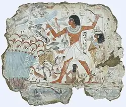 Nebamun, Jagd in den Sümpfen; ca. 1380 v. Chr.; British Museum (London)