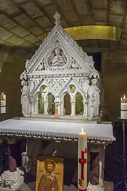 Grab Willibrords in der Krypta der Basilika