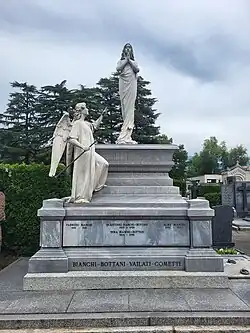 Grabmal für Clelia Cometti (1906), Friedhof Lugano