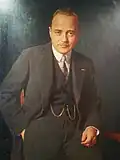 Dollfuß-Porträt von Robert Streit, nach dem Original von Tom von Dreger
