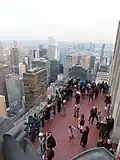 Blick auf die erste (unterste) Plattform