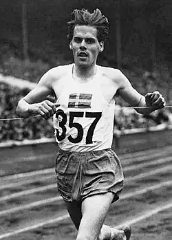 Olympiasieger Tore Sjöstrand – auch EM-Dritter 1946 – musste sich hier mit Rang acht&nbsp;zufriedengeben