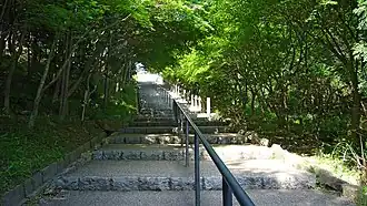 Treppe zum Tempel