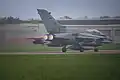Tornado des Taktischen Luftwaffengeschwader 33 mit eingeschalteten Nachbrenner am Fliegerhorst Nörvenich