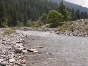 Der Fluss Chisone bei Pragelato
