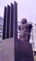 Torso vor Raster (Laokoon86), (1987) Universität Trier