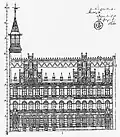 Das Postamt in Thorn um 1892