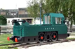 Treidellok mit dem Schriftzug der C.G.T.V.N. in Toul