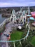 Colossus aus der Vogelperspektive