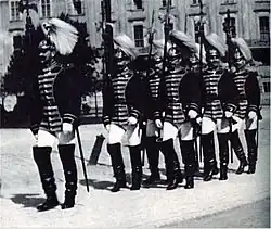 Die Trabantenleibgarde des Kaisers von Österreich, etwa 1900