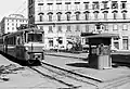 Zug an der Haltestelle Porta Maggiore (1995)