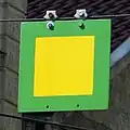 Signalisie­rung des En­des ei­nes Be­geg­nungs­ver­bots ge­mäß BOStrab