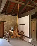 Transportvehikel im Haus des Ölhändlers