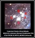 Ein weiteres Bild der Sterne von Theta1 Orionis inkl. Theta1 Orionis C