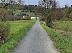 Der Radweg auf der Trasse zwischen Breidenbach und Wolzhausen (2021)