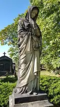 Die Trauernde, Alter Annenfriedhof Dresden, 1875
