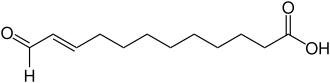 Strukturformel von Traumatin