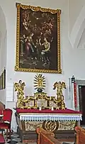 Der rechte Seitenaltar