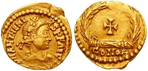 Tremissis des Anthemius