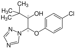 Strukturformel von Triadimenol
