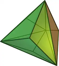 3D-Ansicht eines Triakistetraeders (Animation)