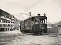 Triebwagen kurz nach der Eröffnung