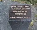 Gedenktafel