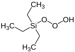 Strukturformel von Triethylsilylhydrotrioxid