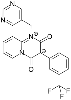 Strukturformel von Triflumezopyrim