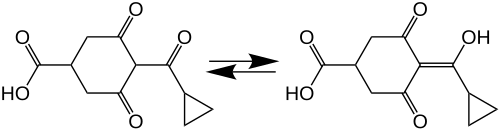Strukturformel von Trinexapac