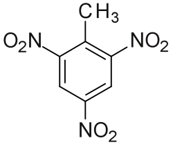 Strukturformel Trinitrotoluol