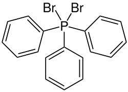 Strukturformel von Triphenylphosphindibromid