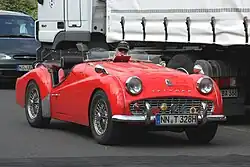 Triumph TR 3 mit „Brooklands“