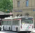 Obus mit Behörden­kennzeichen in Esslingen am Neckar