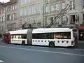 Ein NGT 204 F im elektrischen Oberleitungs-Betrieb